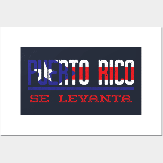 Puerto Rico Se Levanta Pray for Puerto Rico Wall Art by lucidghost